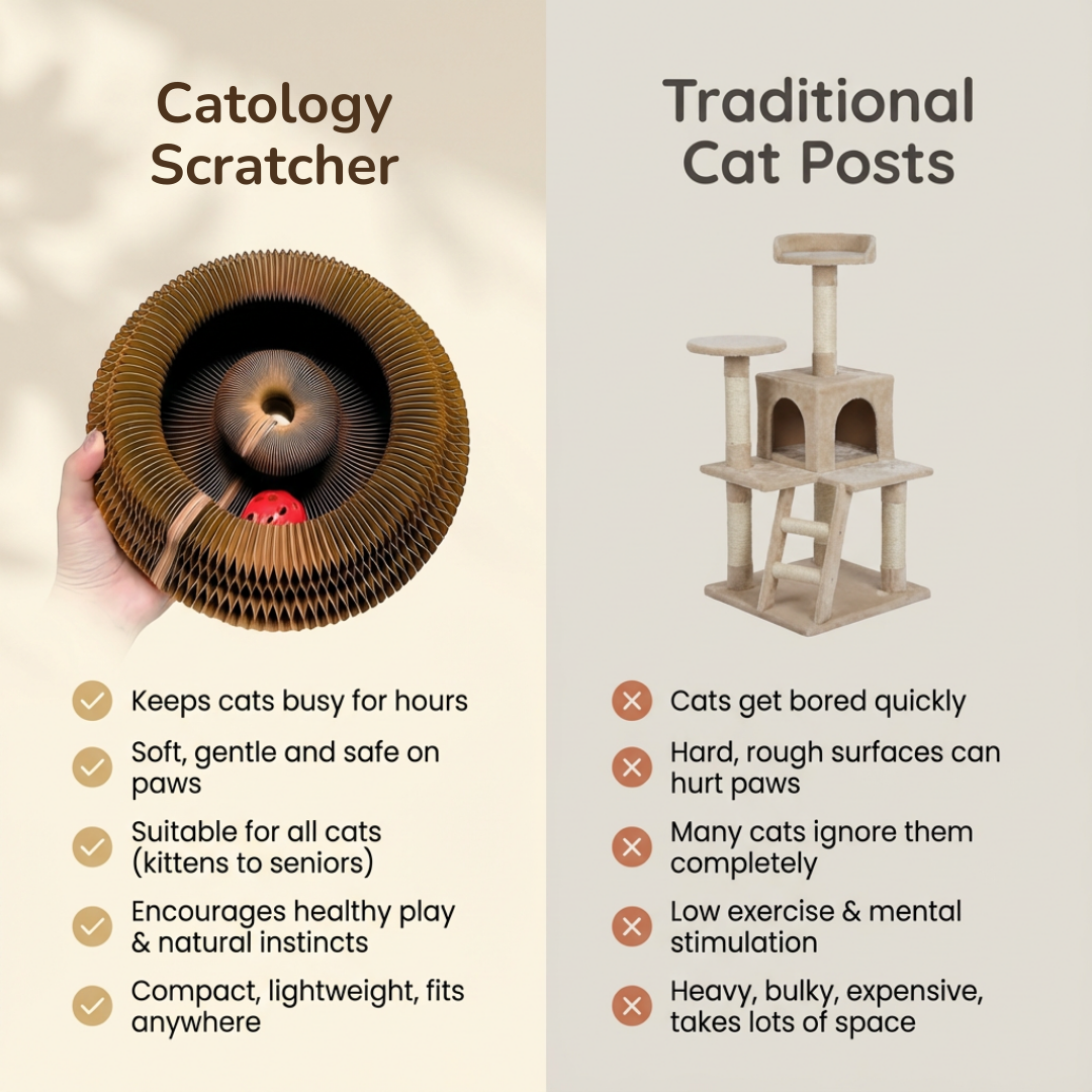 2-in-1 Scratcher & Ball Track