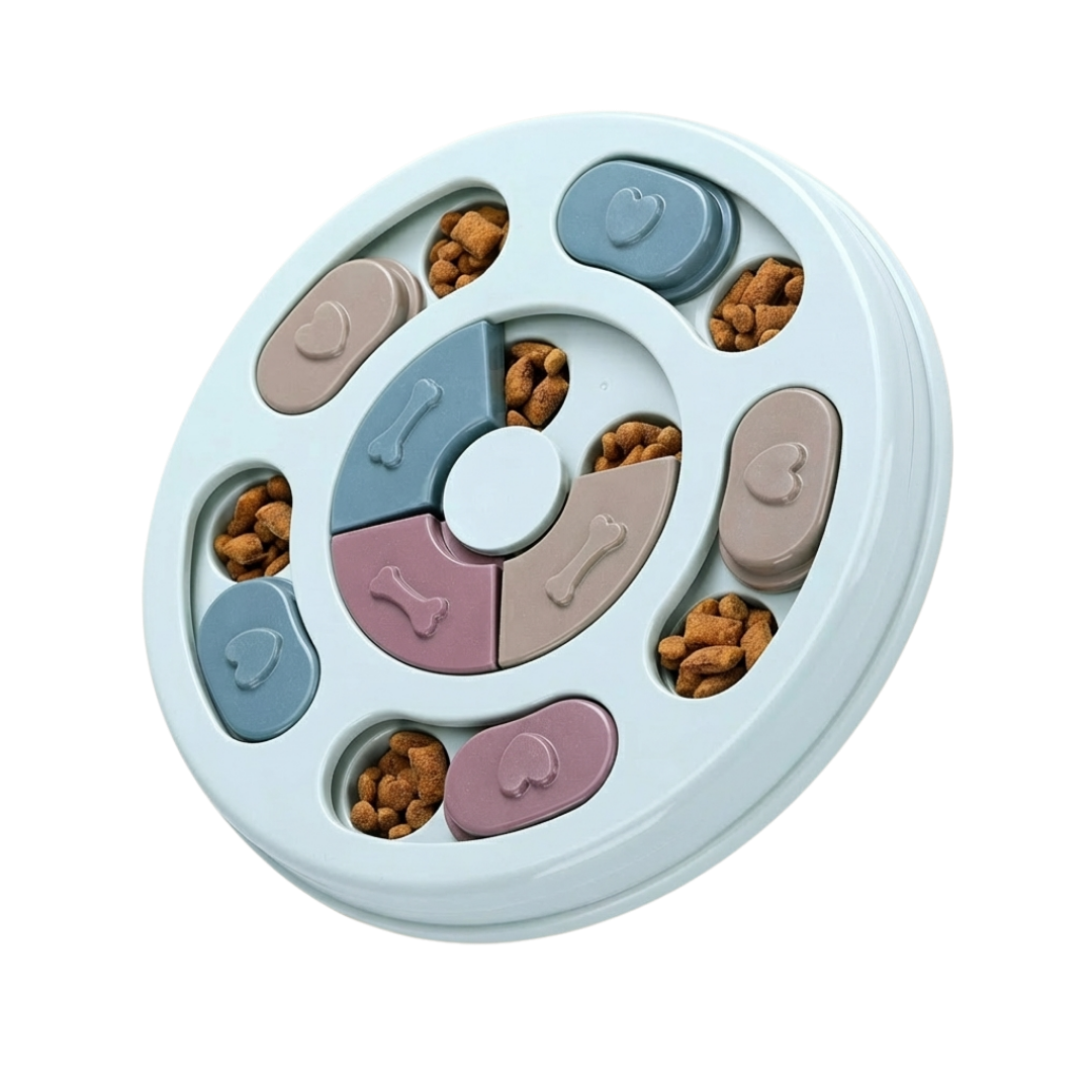 SmartFeeder Puzzle Plate – Slow Feeder & IQ Enrichment Toy