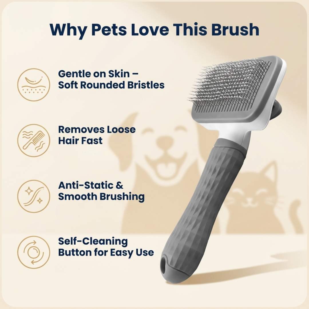 ProGroom Deshedding Brush – Precision Coat Care